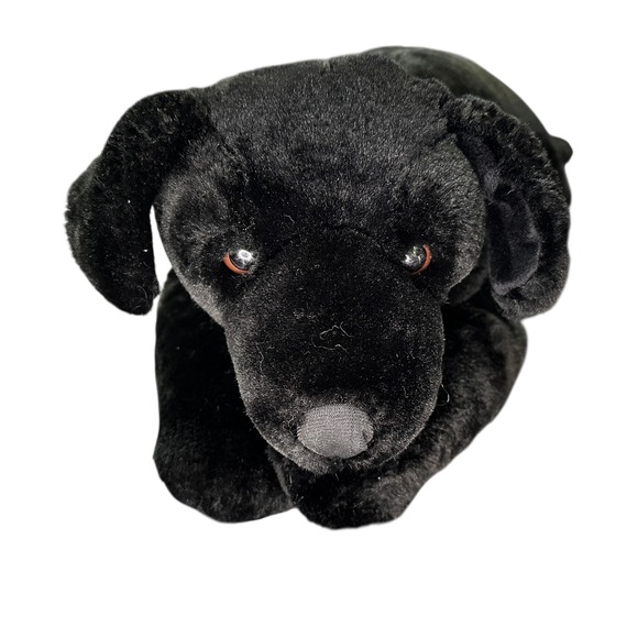 Kids Preferred Black Labrador Dog Plush Stuffed Animal Toy 20 Inch Puppy VTG Y2K - Picture 3 of 9